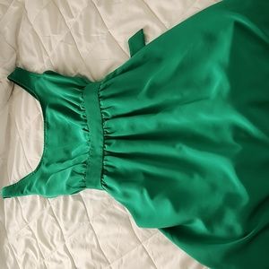 Mini green dress